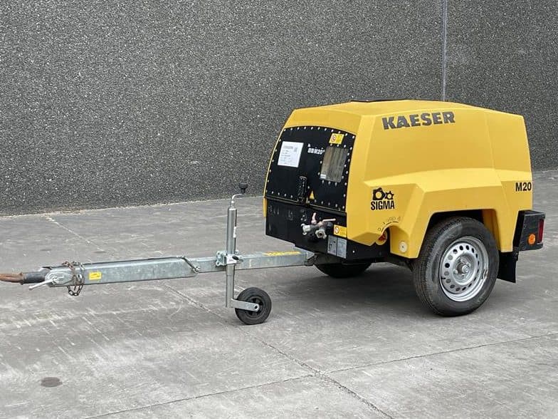 Used 2015 Kaeser M 20 Portable Air Compressor, 71 CFM