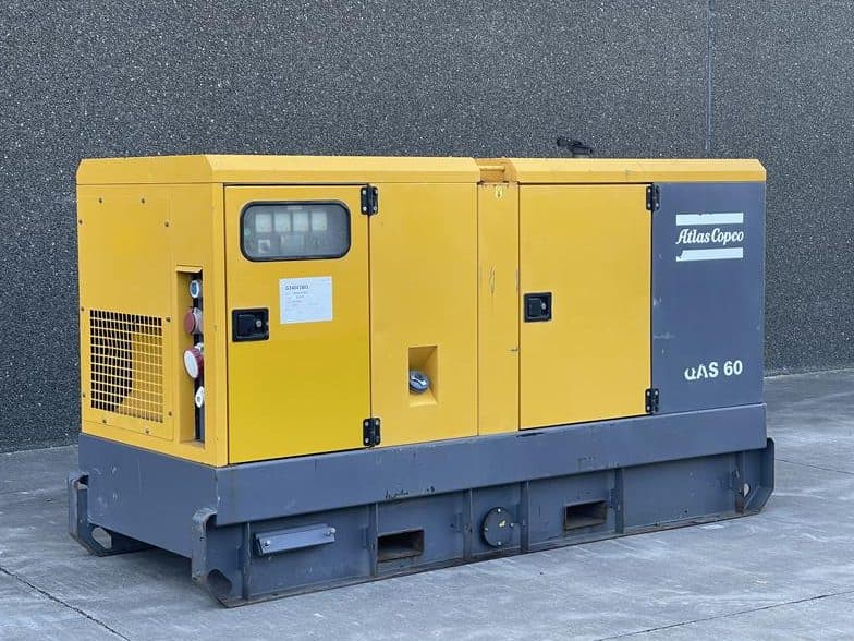 Used 2013 Atlas Copco QAS 60 Diesel Generator, 60 kVA