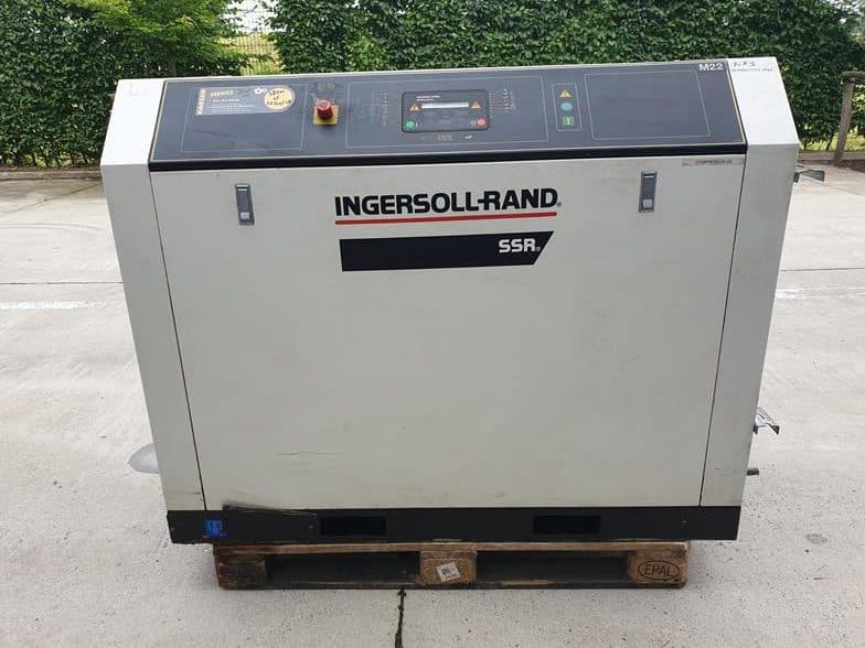 Used 1999 Ingersoll Rand MH 22 Rotary Screw Air Compressor, 109 CFM