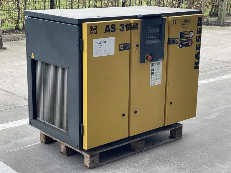 Used 2000 Kaeser AS 31 Rotary Screw Air Compressor, 117 CFM