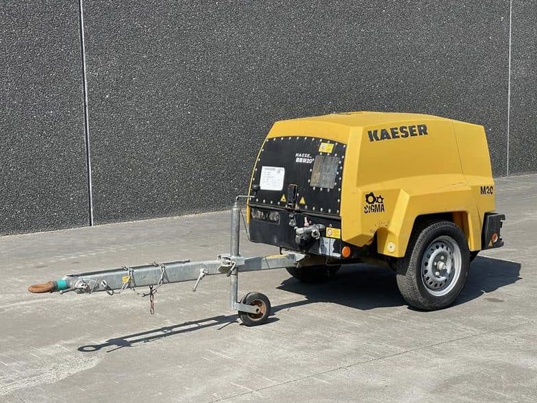 Used 2015 Kaeser M 20 Portable Air Compressor, 71 CFM